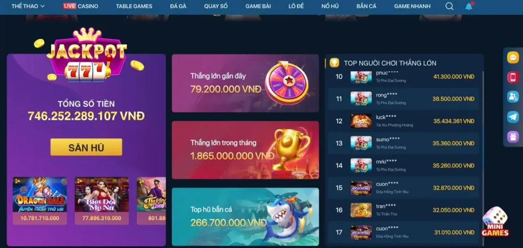 Bảng tổng hợp các trò chơi nổi bật tại Singbet